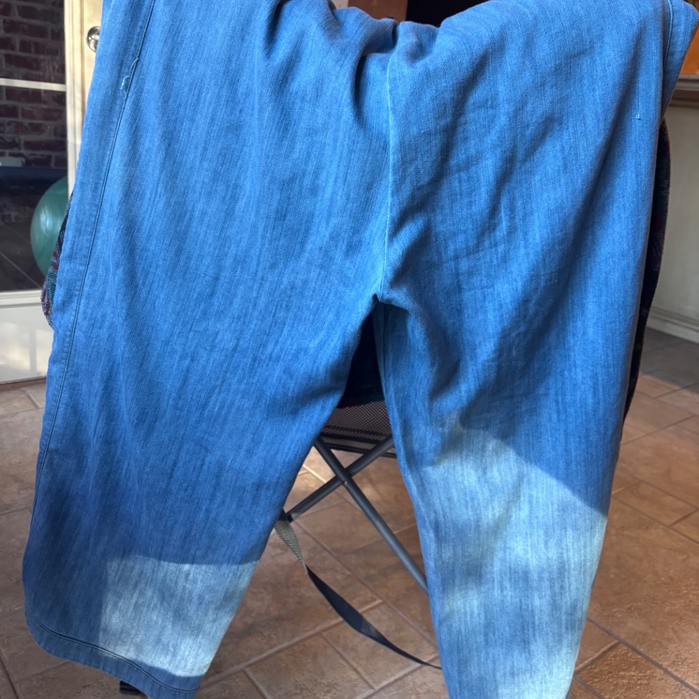 New Three Birds Nest Wide Leg Chambray Pants - Picture 7 of 8